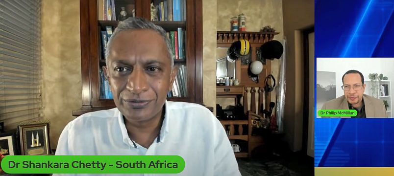 Dr. Shankara Chettya és Dr. Philip McMillannal